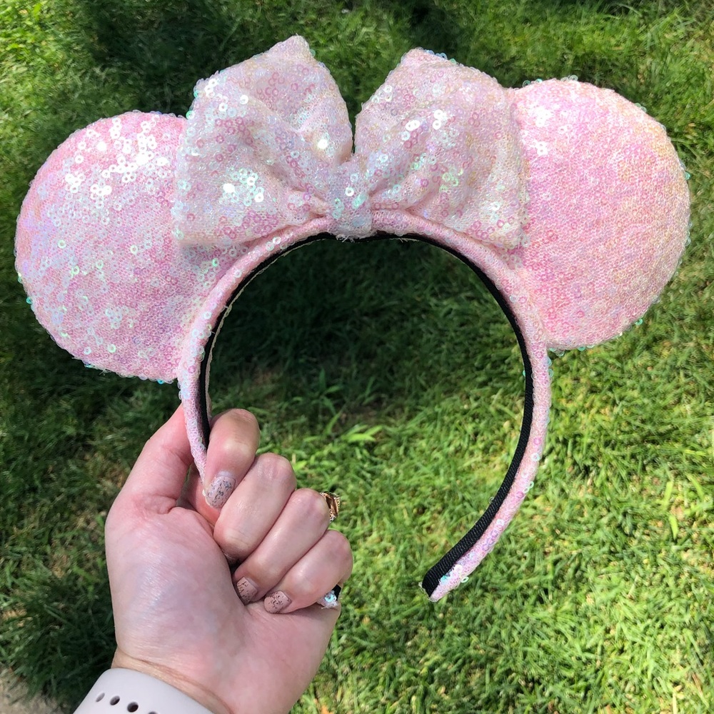 Magic Made Co. Millennial Pink Pearl Sequin Ears